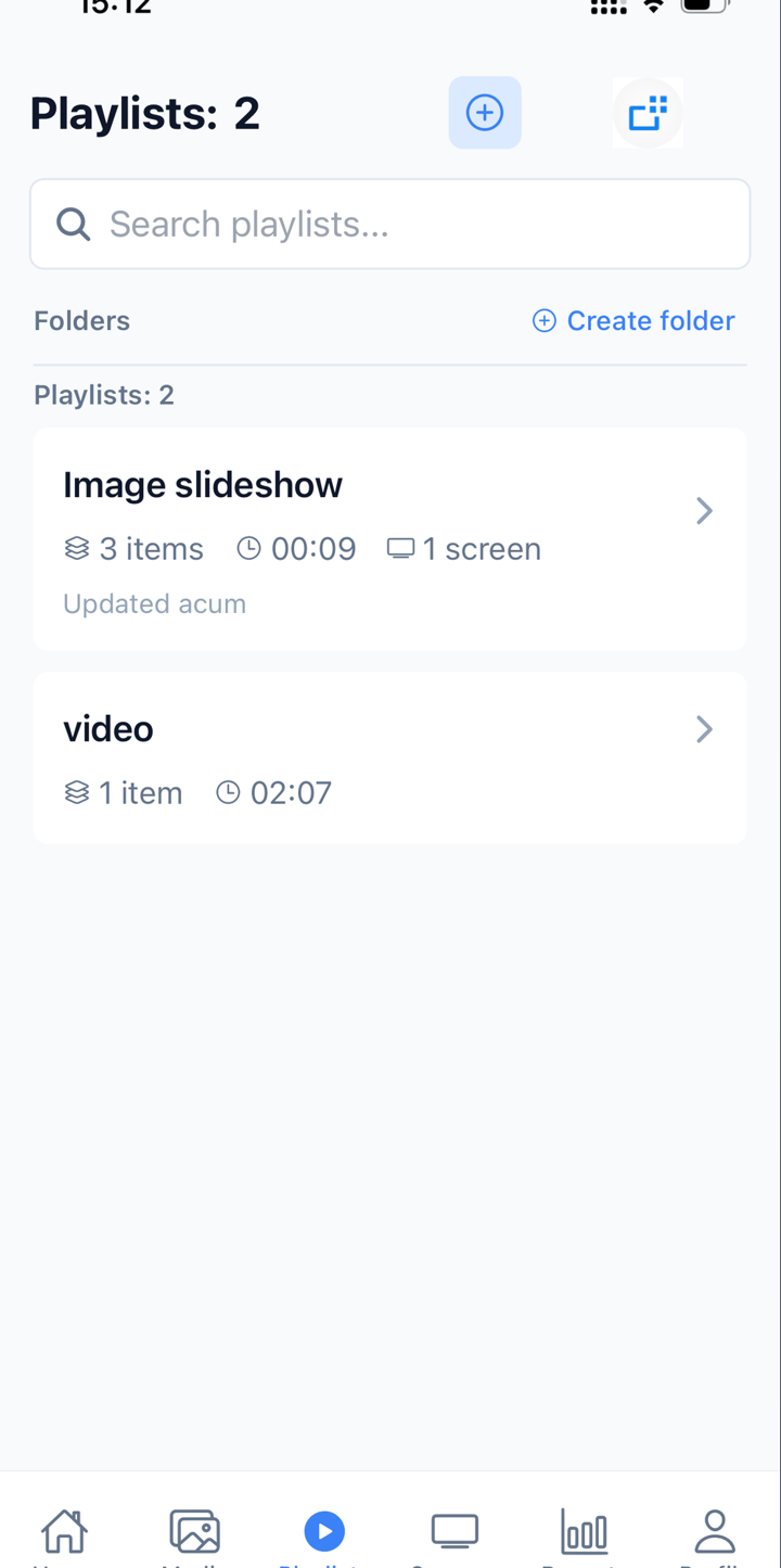 Playlist editor